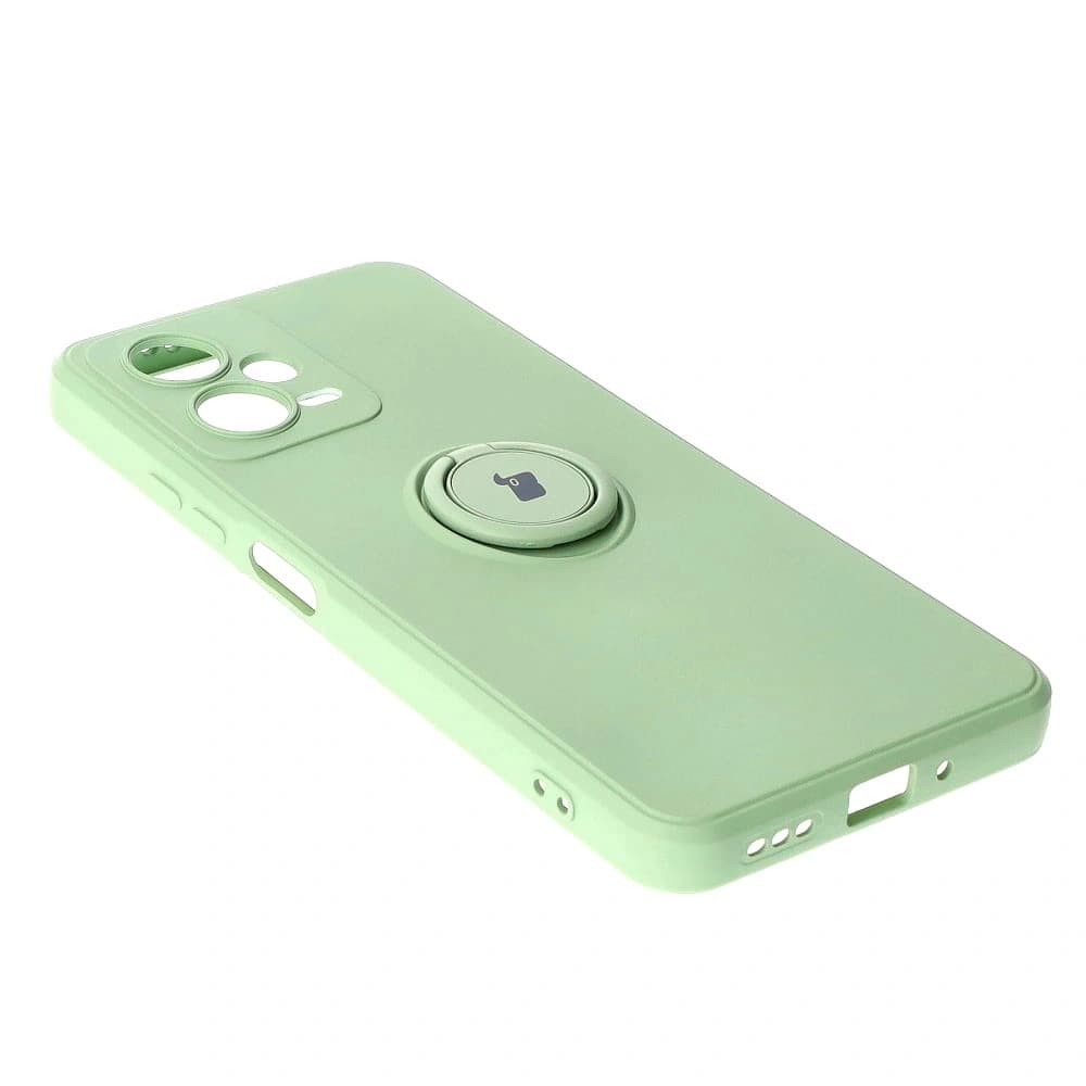 Bizon Case Silicone Ring Sq Xiaomi Redmi Note 12 5G/Poco X5 light green - 4