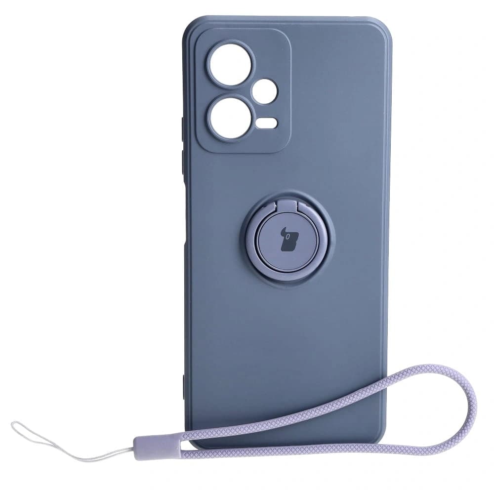 Bizon Case Szilikon Gyűrű Sq Xiaomi Redmi Note 12 5G/Poco X5 szürke - 1