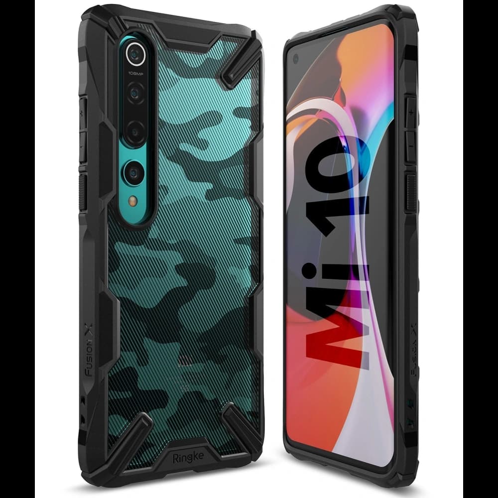 Ringke Fusion-X Xiaomi Mi 10/Pro Camo (Moro) Black - 1
