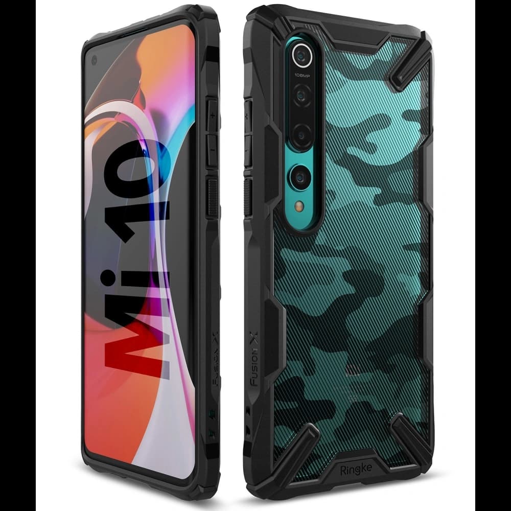 Ringke Fusion-X Xiaomi Mi 10/Pro Camo (Moro) Black - 2