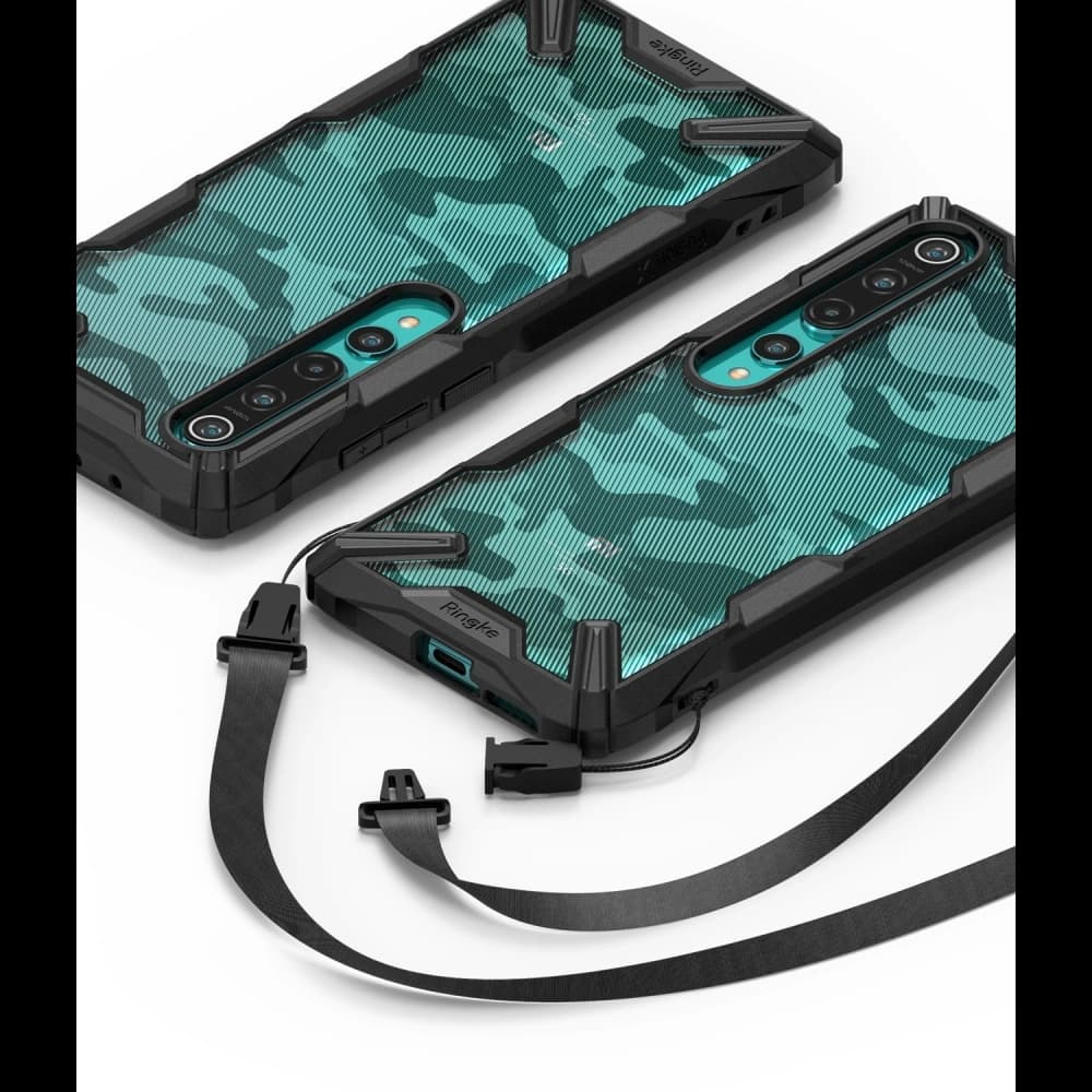 Ringke Fusion-X Xiaomi Mi 10/Pro Camo (Moro) Black - 7