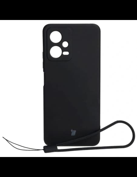 Bizon Case Silikon Sq Xiaomi POCO X5 Redmi Note 12 5G schwarz