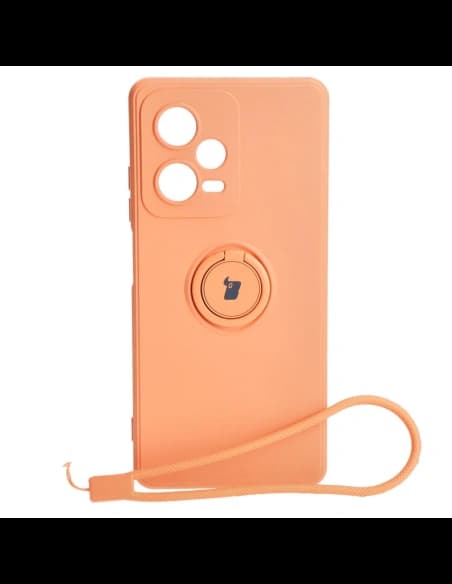 Bizon Case inel din silicon Sq Xiaomi Redmi Note 12 Pro Plus 5G portocaliu