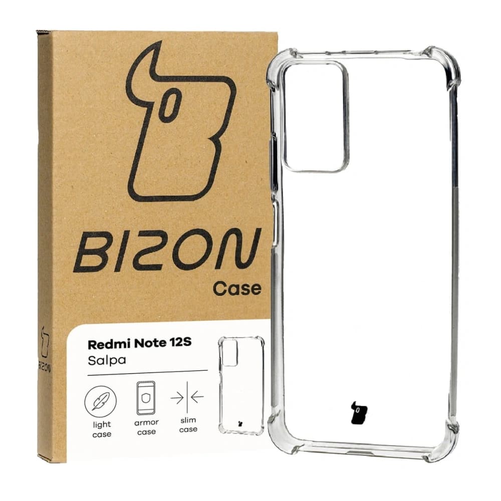 Bizon Case Salpa Xiaomi Redmi Note 12S klar - 1