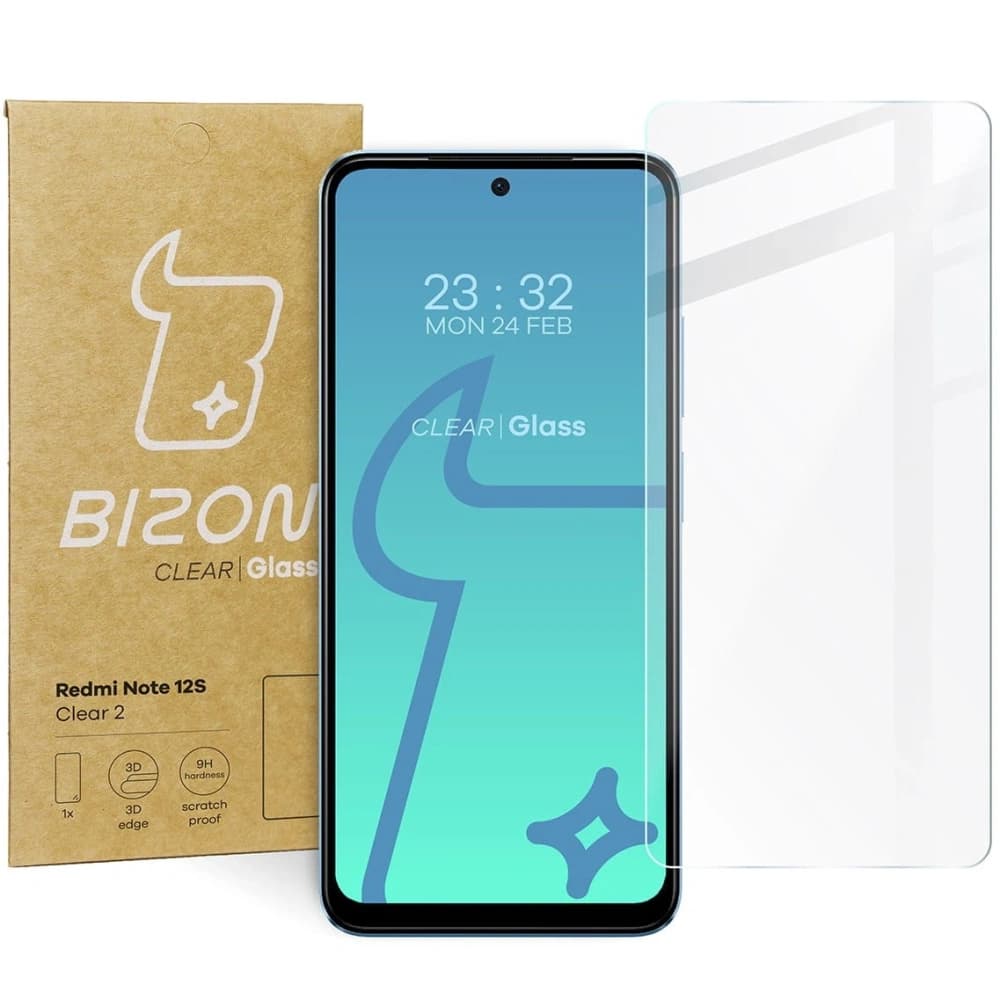 Bizon Glas Klar 2 Xiaomi Redmi Note 12S - 1