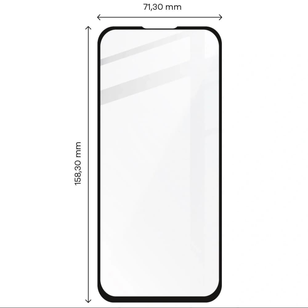 Bizon Glass Edge Redmi Note 9S/ 9 Pro/ 9 Pro Max fekete - 2