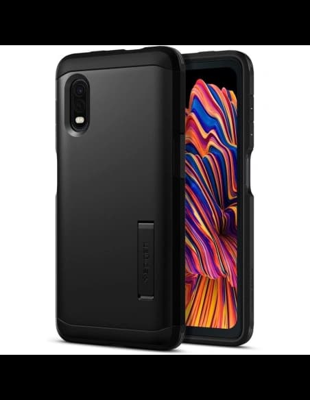 Spigen Samsung Tasche Tough Armor Galaxy XCover Pro Schwarz