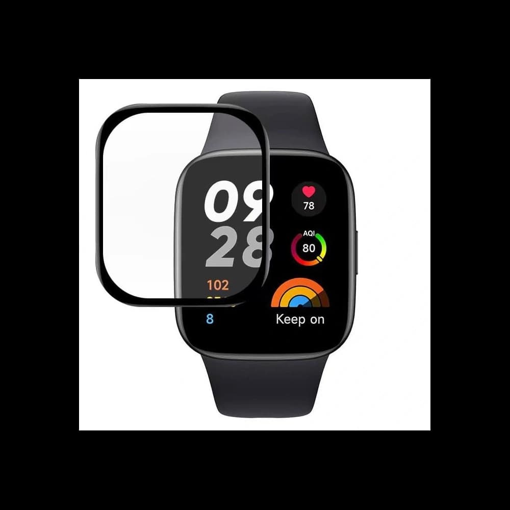 Bizon Glass Edge Hybrid Xiaomi Redmi Watch 3 black - 3