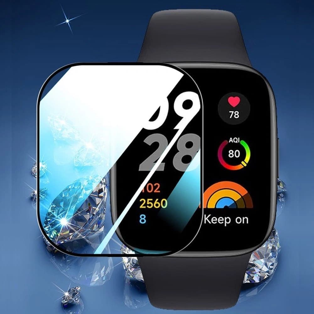 Bizon Glass Edge Hybrid Xiaomi Redmi Watch 3 black - 4