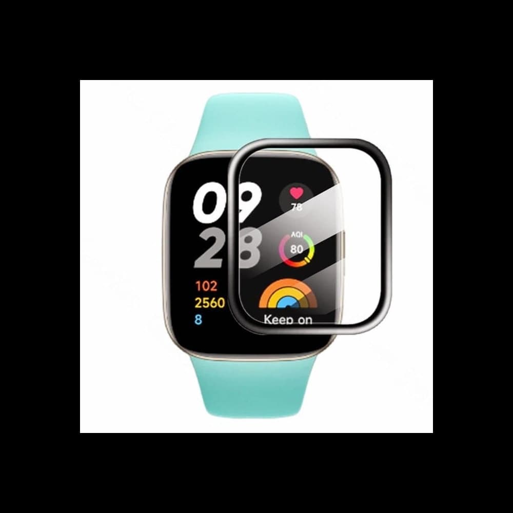 Bizon Glass Edge Hybrid Xiaomi Redmi Watch 3 black - 5