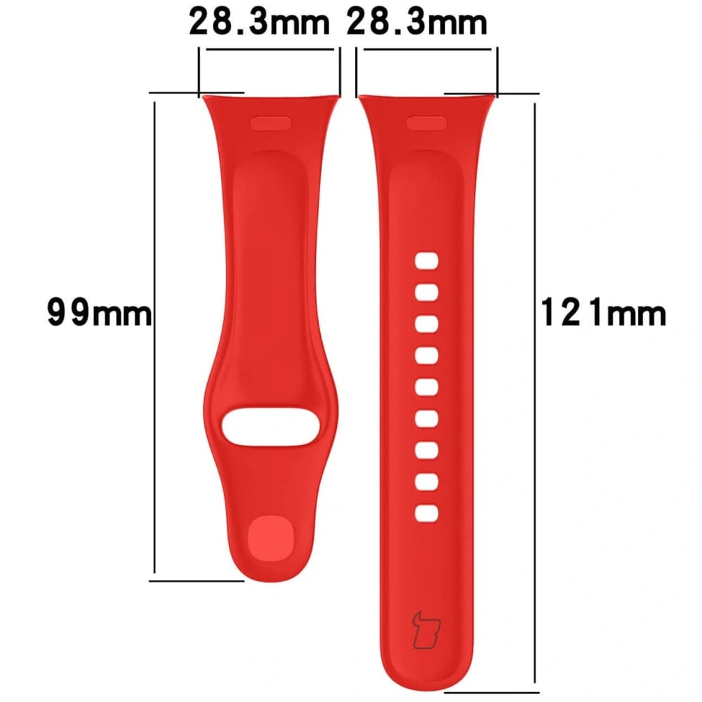Pasek Bizon Strap Watch Dots do Xiaomi Redmi Watch 3 červený - 2