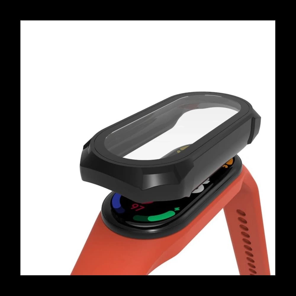 Set de protecție AntiShock Bizon Xiaomi Mi Band 7 negru - 6