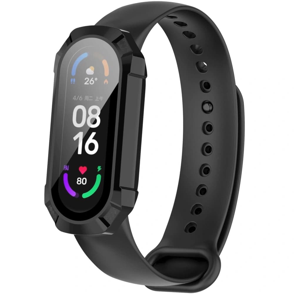 Set de protecție AntiShock Bizon Xiaomi Mi Band 7 negru - 7