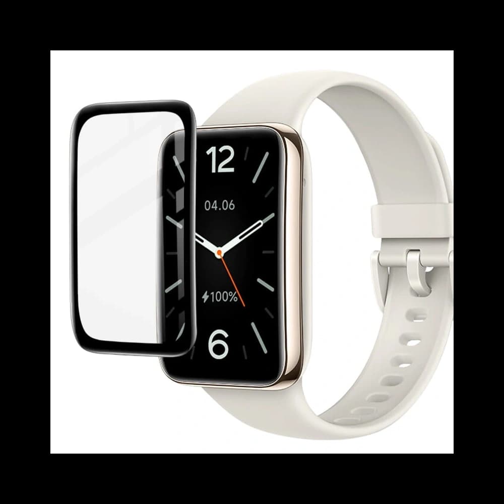 Sklo tvrzené Bizon Glass Edge pro Xiaomi Smart Band 7 Pro černé - 4