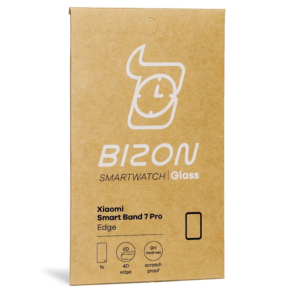 Sklo tvrzené Bizon Glass Edge pro Xiaomi Smart Band 7 Pro černé - 7