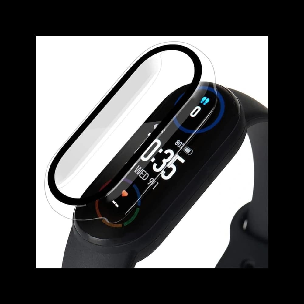 Bizon Caz Caz + Set de Sticlă Xiaomi Mi Band 7 clar - 5