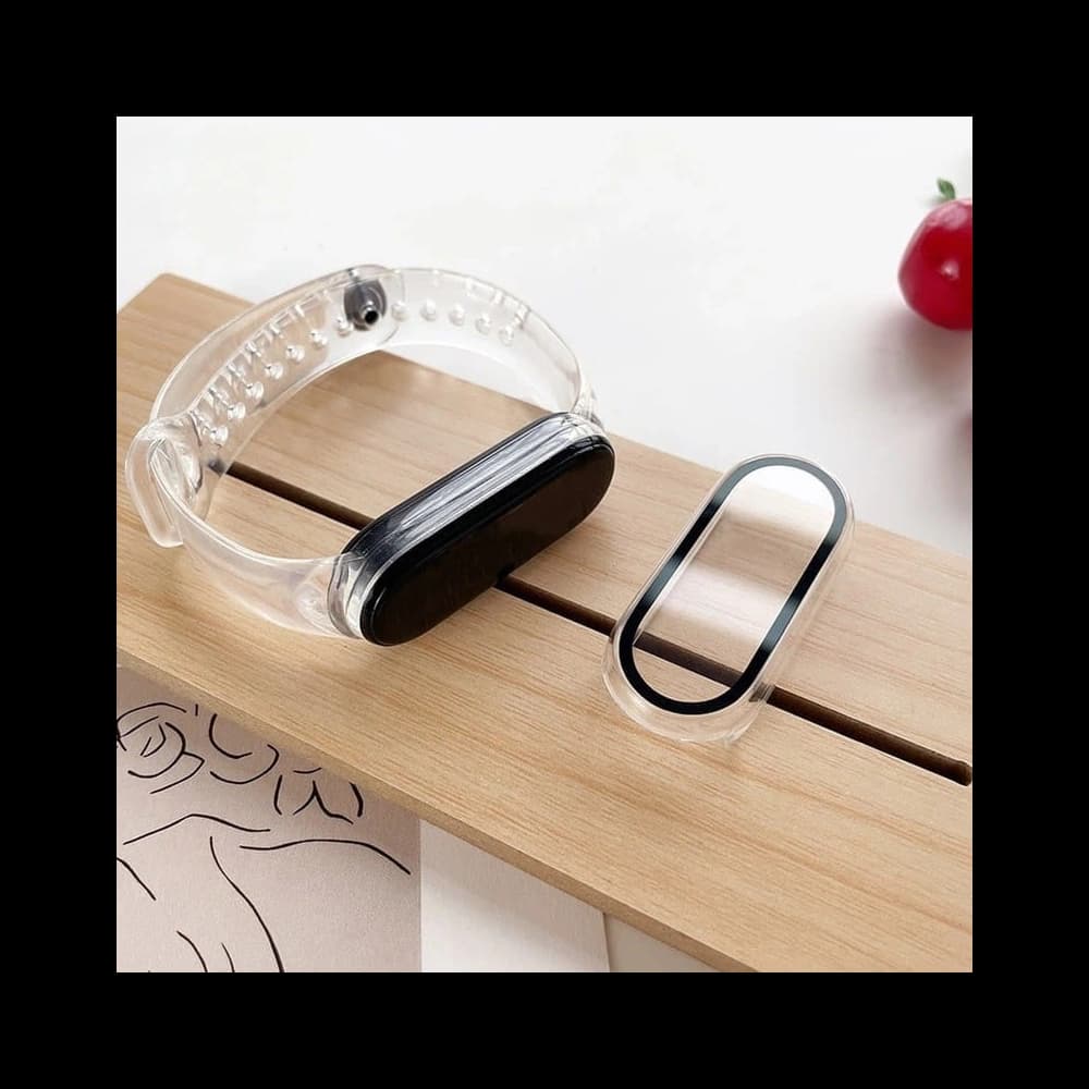 Bizon Caz Caz + Set de Sticlă Xiaomi Mi Band 7 clar - 7