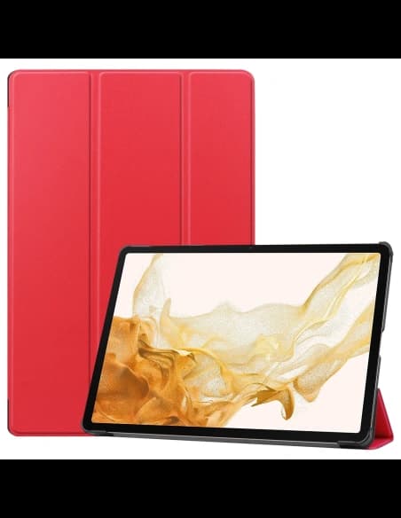 Bizon Case Tab Croc Samsung Galaxy Tab S10 Plus / S9 Plus rot