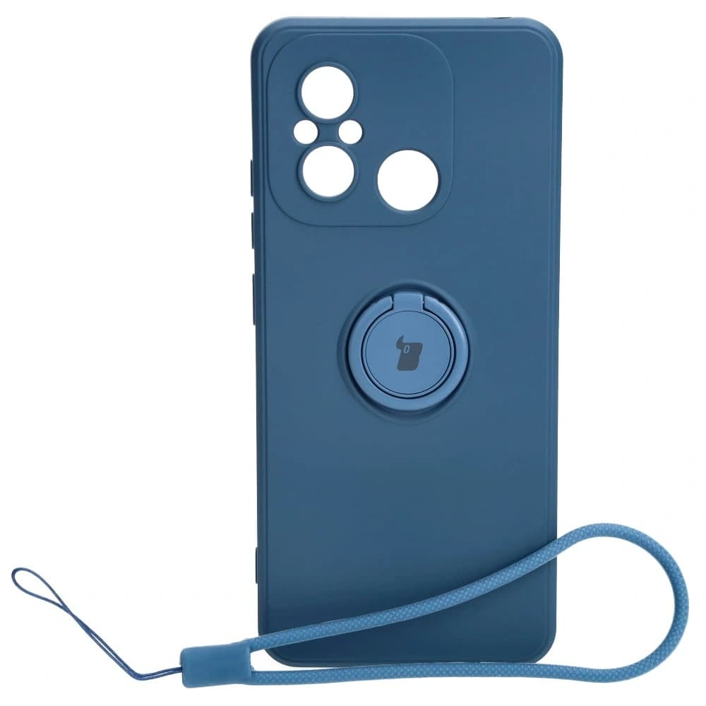 Bizon Case Silikonring Sq Xiaomi Redmi 12C marineblau - 1