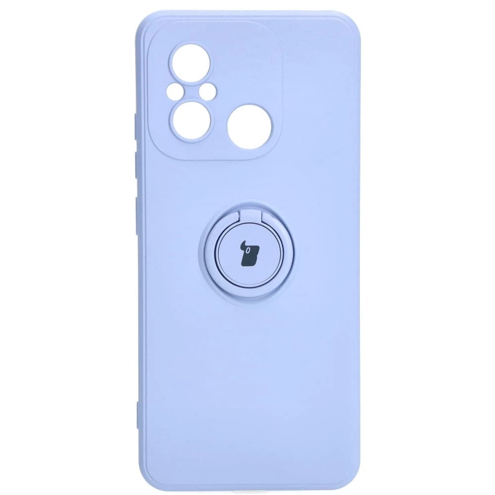 Bizon Case Szilikon Gyűrű Sq Xiaomi Redmi 12C világoslila - 2