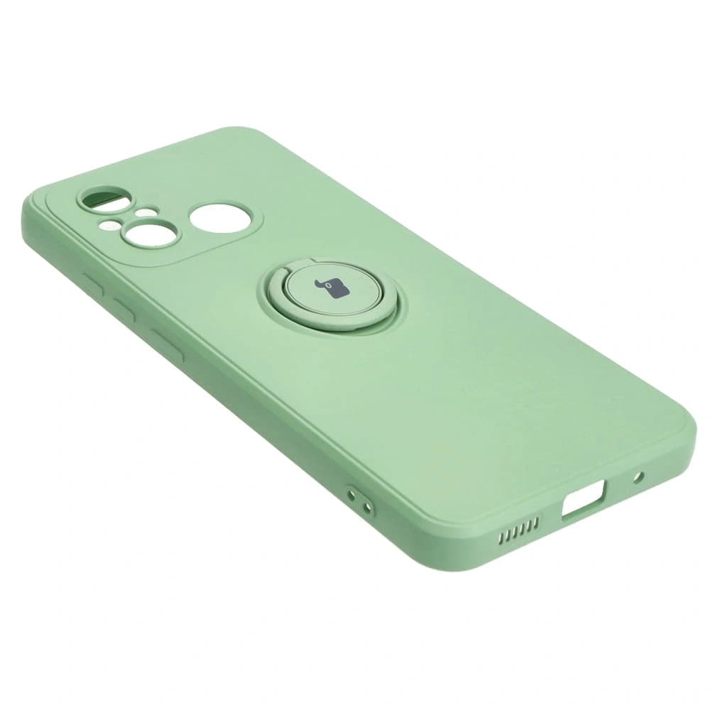 Bizon Case Inel din silicon Sq Xiaomi Redmi 12C verde deschis - 4