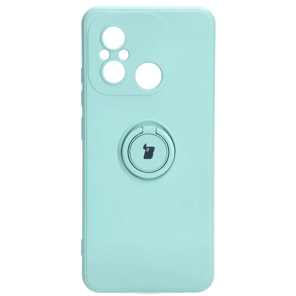 Bizon Case Inel din Silicon Sq Xiaomi Redmi 12C turcoaz - 2