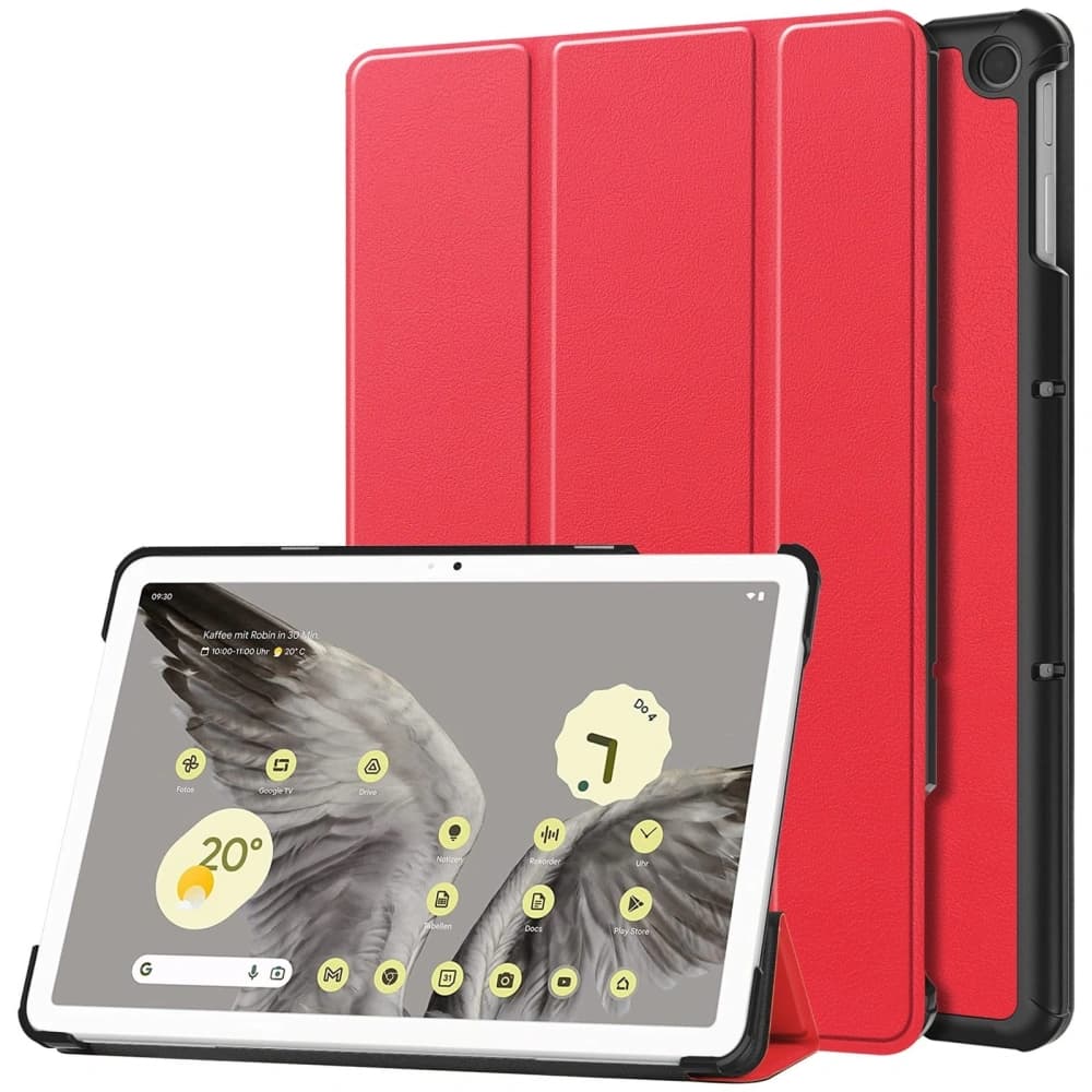 Etui Bizon Case Tab Croc do Google Pixel Tablet červené - 1