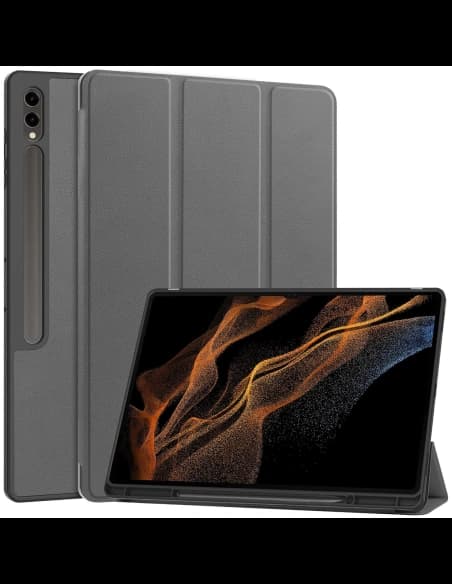 Bizon Case Tab Lizard Samsung Galaxy Tab S10 Ultra / S9 Ultra grey