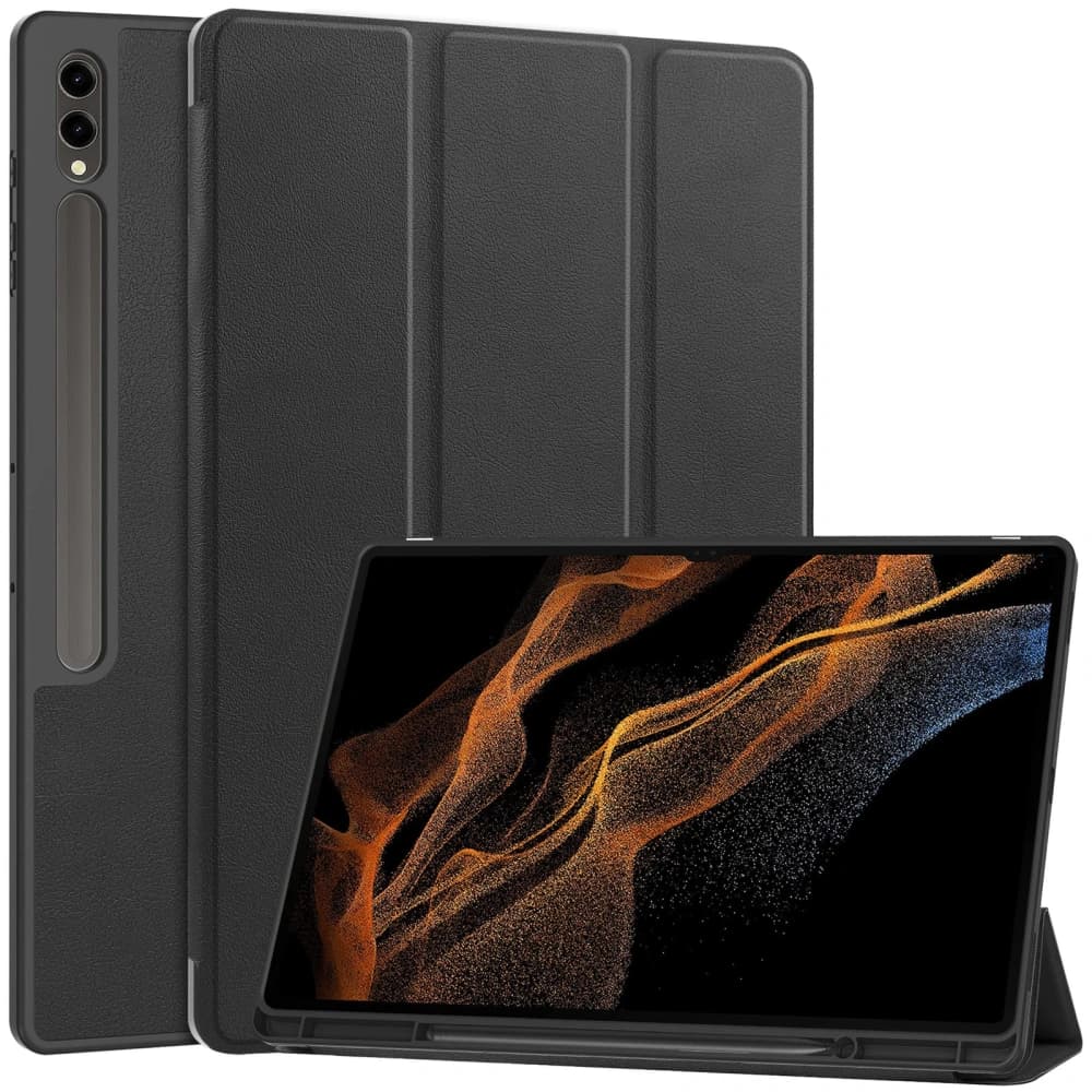Bizon Case Tab Lizard Samsung Galaxy Tab S10 Ultra / S9 Ultra black - 1