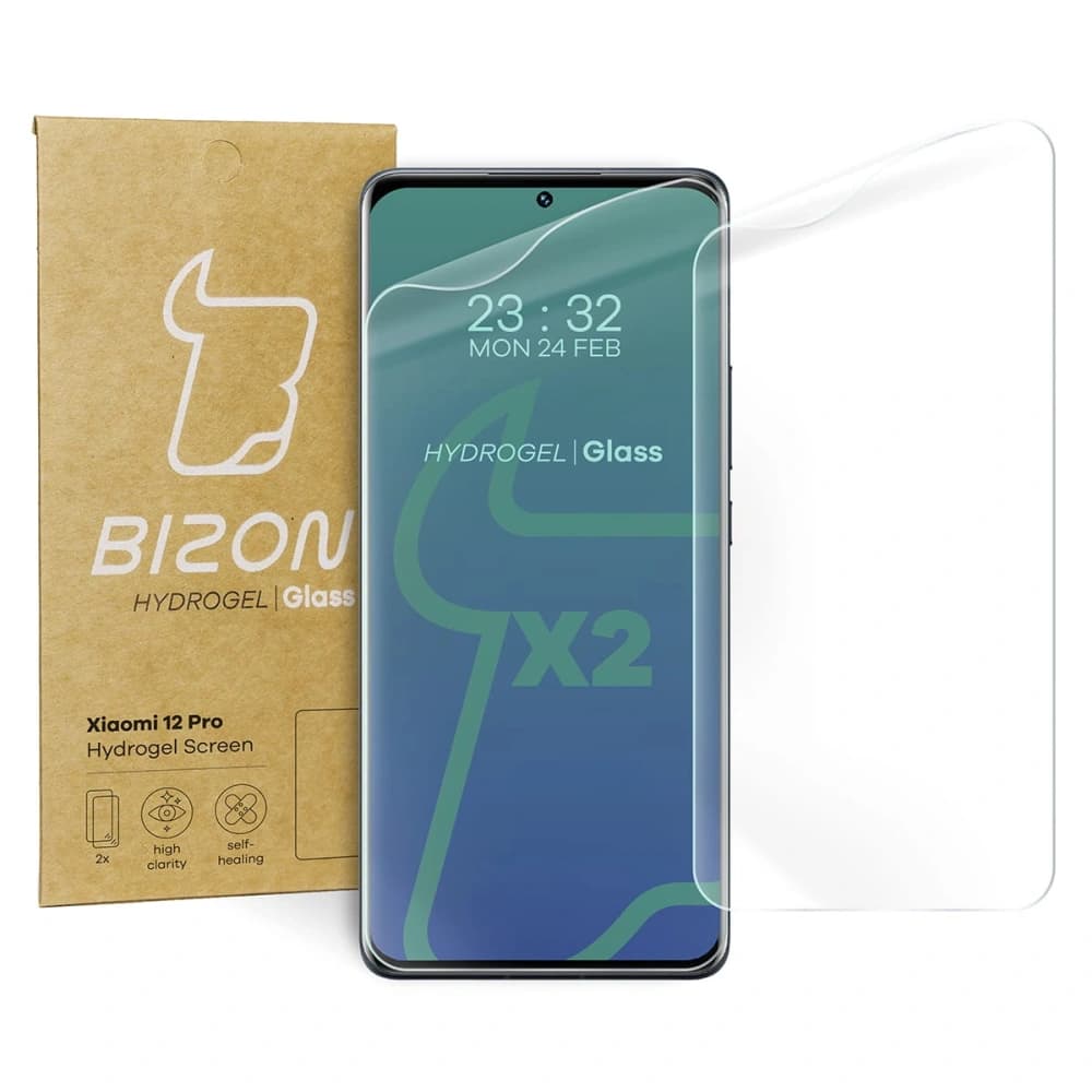 Bizon Glass Hydrogel Xiaomi 12 Pro [2 PACK] - 1