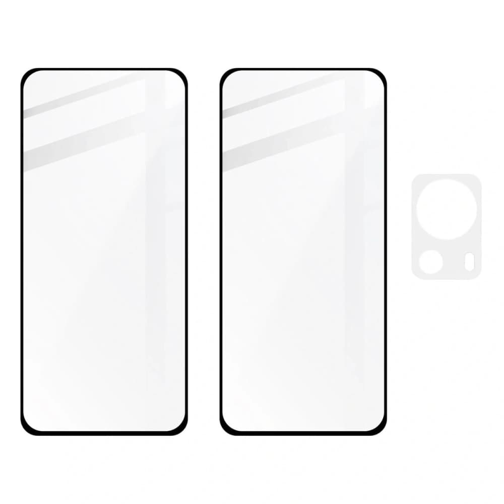 BIZON Edge 3D 2x sticlă pentru ecran + sticlă pentru cameră Xiaomi 13 Lite - 5