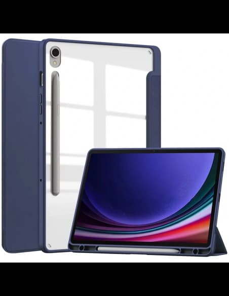 Etui Bizon Case Tab Clear Matt do Samsung Galaxy Tab S9 v navy modré