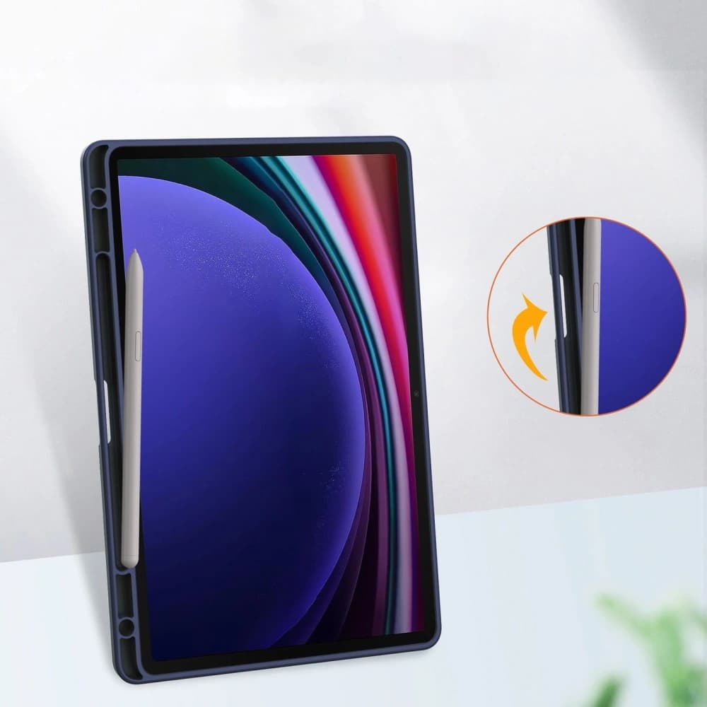 Etui Bizon Case Tab Clear Matt do Samsung Galaxy Tab S9 v navy modré - 5