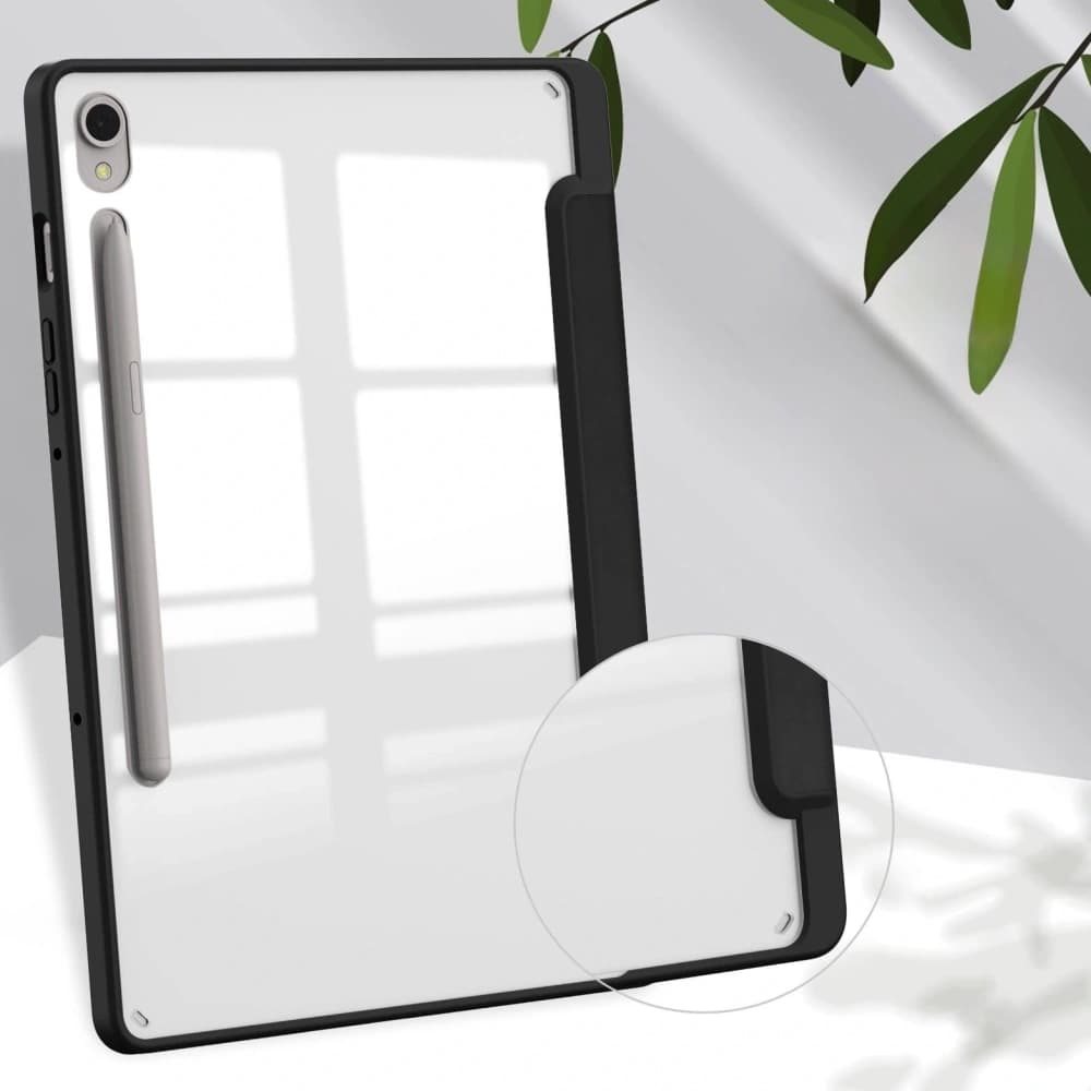 Bizon Caz Tab Clar Mat Samsung Galaxy Tab S9 negru - 7