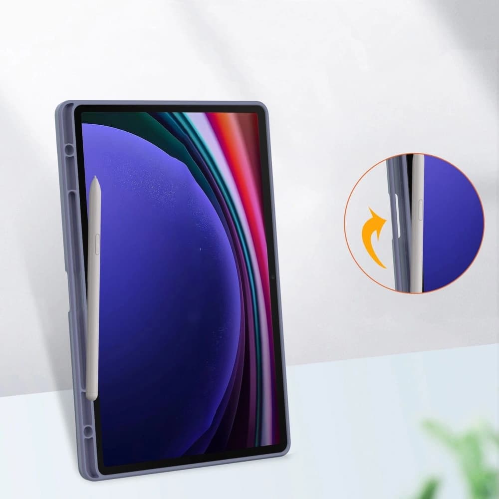 Bizon Case Tab Clear Matt Samsung Galaxy Tab S10 Plus / S9 Plus lavender - 5