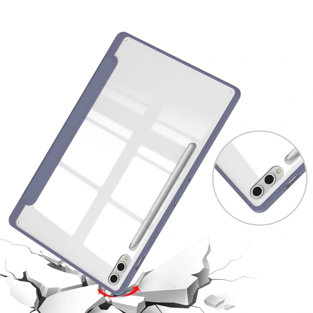 Bizon Case Tab Clear Matt Samsung Galaxy Tab S10 Plus / S9 Plus lavender - 6