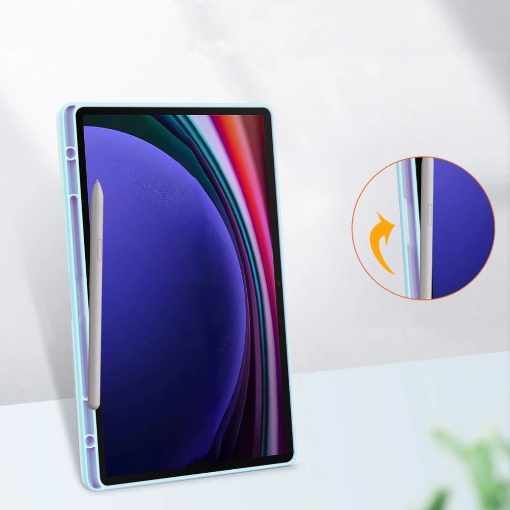 Bizon Case Tab Clear Matt Samsung Galaxy Tab S10 Plus / S9 Plus albastru - 5