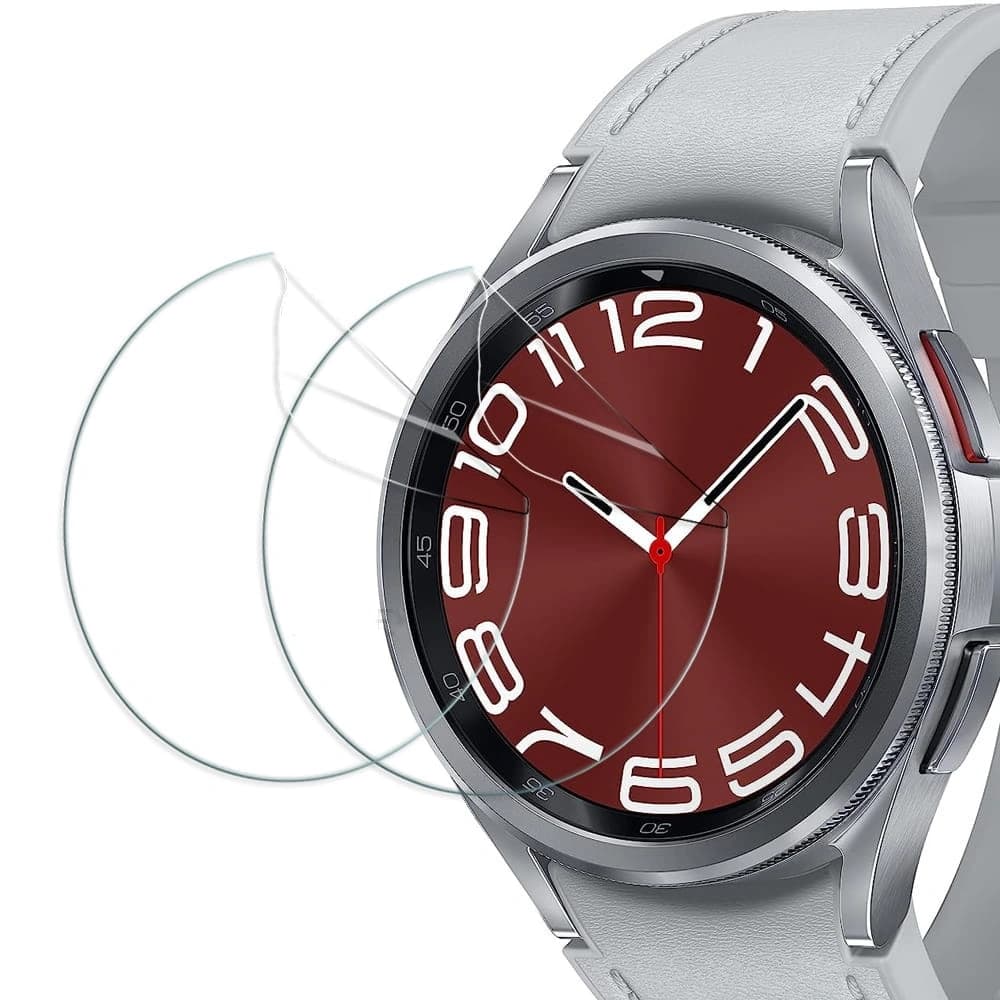 Fólie hydrogelová na displej Bizon Glass Hydrogel do Samsung Galaxy Watch 6 Classic 43mm [2 PACK] (hodinky) - 3