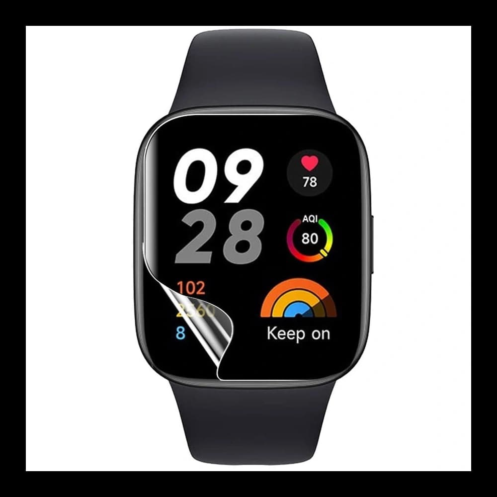 Fólie z hydrogelem na displej Bizon Glass Watch Hydrogel pro Redmi Watch 3 Active [2 PACK] (hodinky) - 2