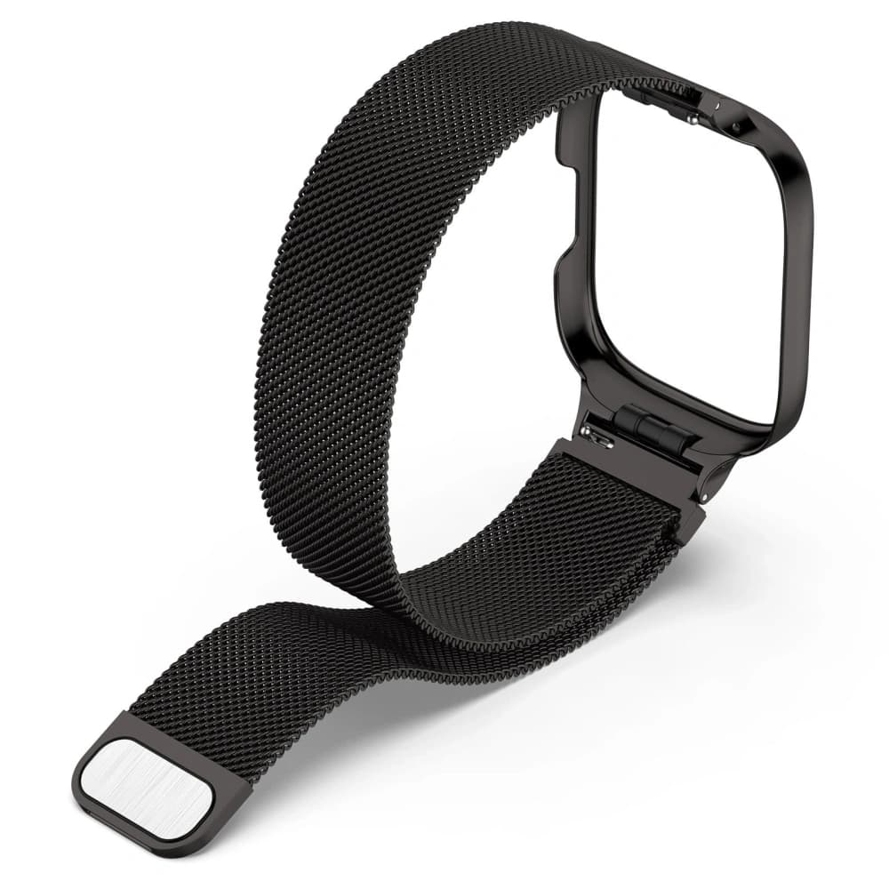 Bizon Strap + Carcasa Lant Ceas Xiaomi Redmi Watch 3 Active negru - 7