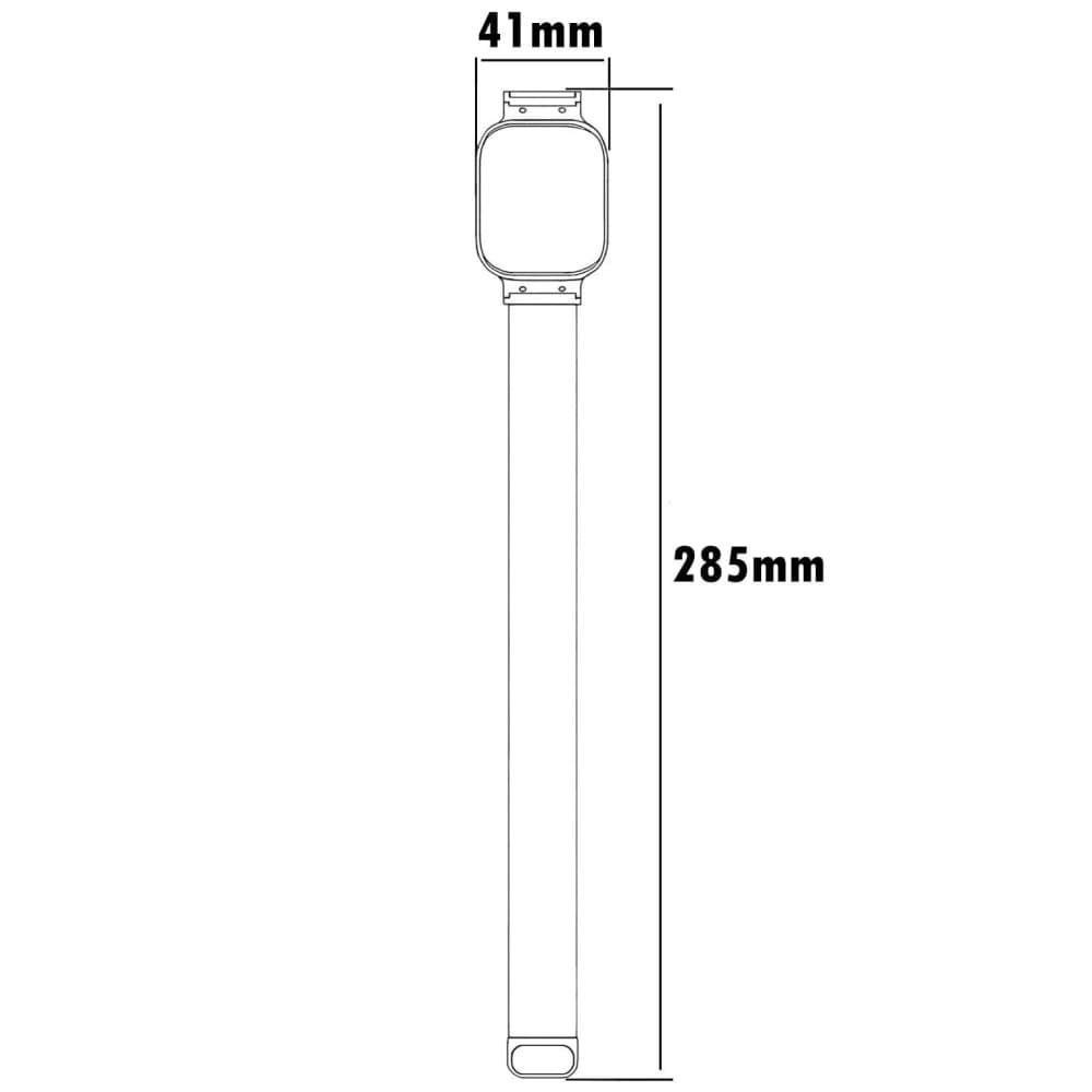 Bizon Strap + Case Watch Chain Xiaomi Redmi Watch 3 Active marineblau - 5