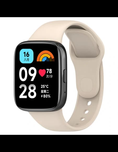 Bizon Strap Watch Dots Xiaomi Redmi Watch 3 Active beige