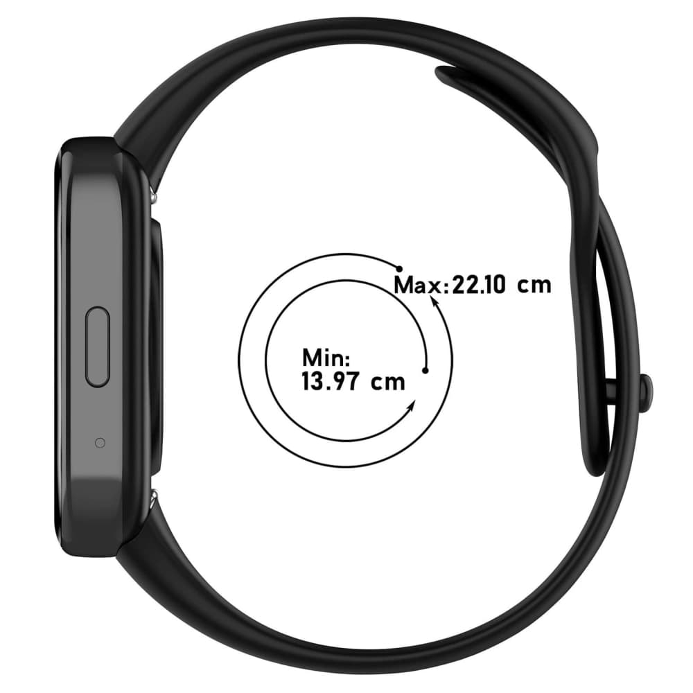 Ceas cu curea Bizon Dots Xiaomi Redmi Watch 3 Active negru - 4