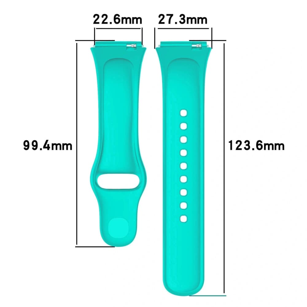 Bizon Armbanduhr Punkte Xiaomi Redmi Watch 3 Active dunkles Mint - 2