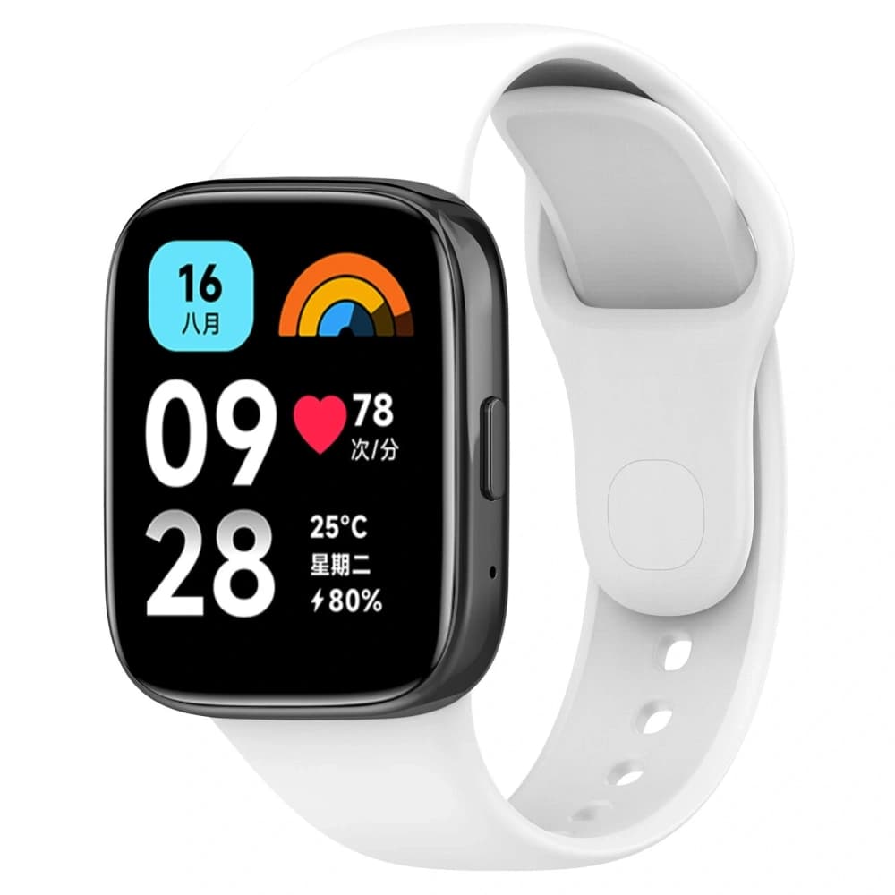 Bizon Szíj Óra Dots Xiaomi Redmi Watch 3 Active fehér - 1