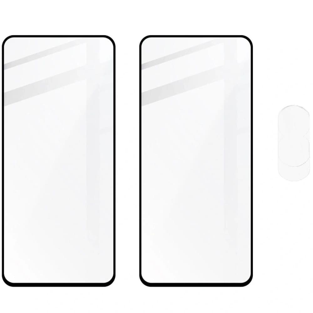 BIZON Edge 2x Bildschirmglas + Kameraglas für Honor 90 Lite - 5