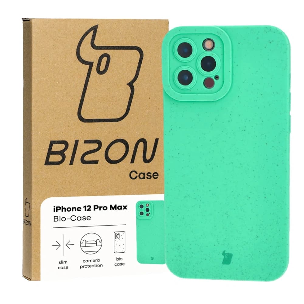 Ekologické pouzdro Bizon Bio-Case pro Apple iPhone 12 Pro Max zelené - 1