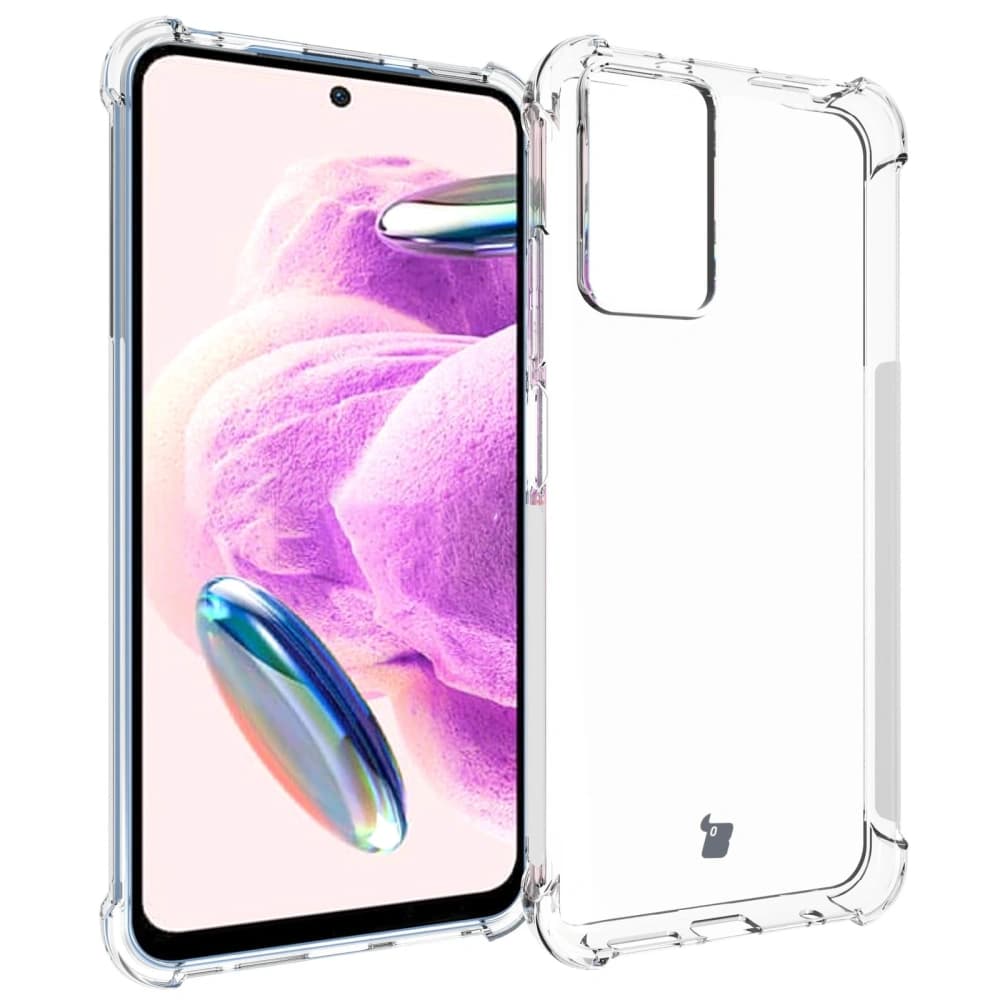 Bizon Case Clear Pack Hülle + 2x Schutzglas + Linsen Glas Xiaomi Redmi Note 12S klar - 3