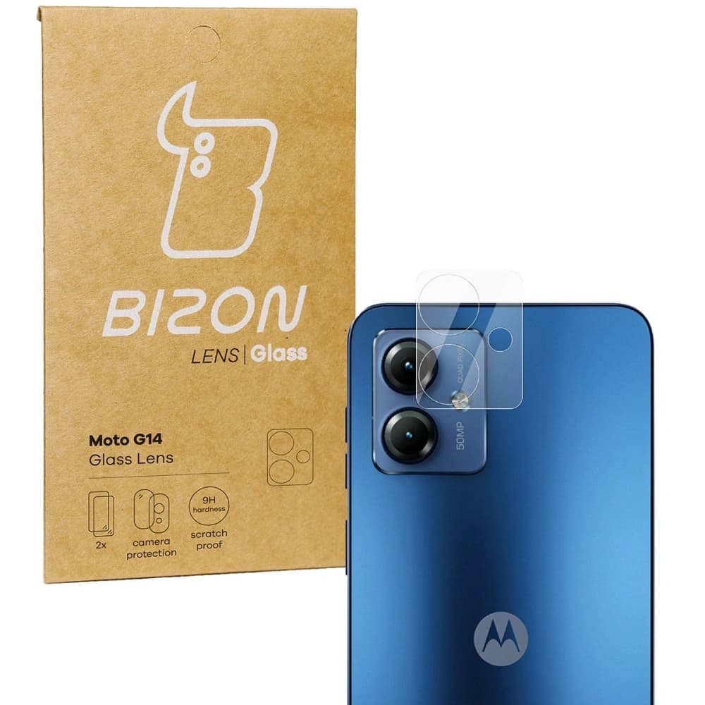 Bizon üveg lencse Moto G14 [2 CSOMAG] - 1