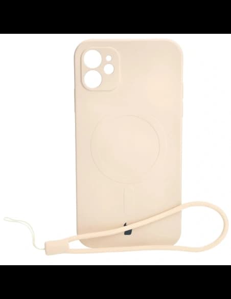 Bizon Case Silikon Magnetic Apple iPhone 11 beige